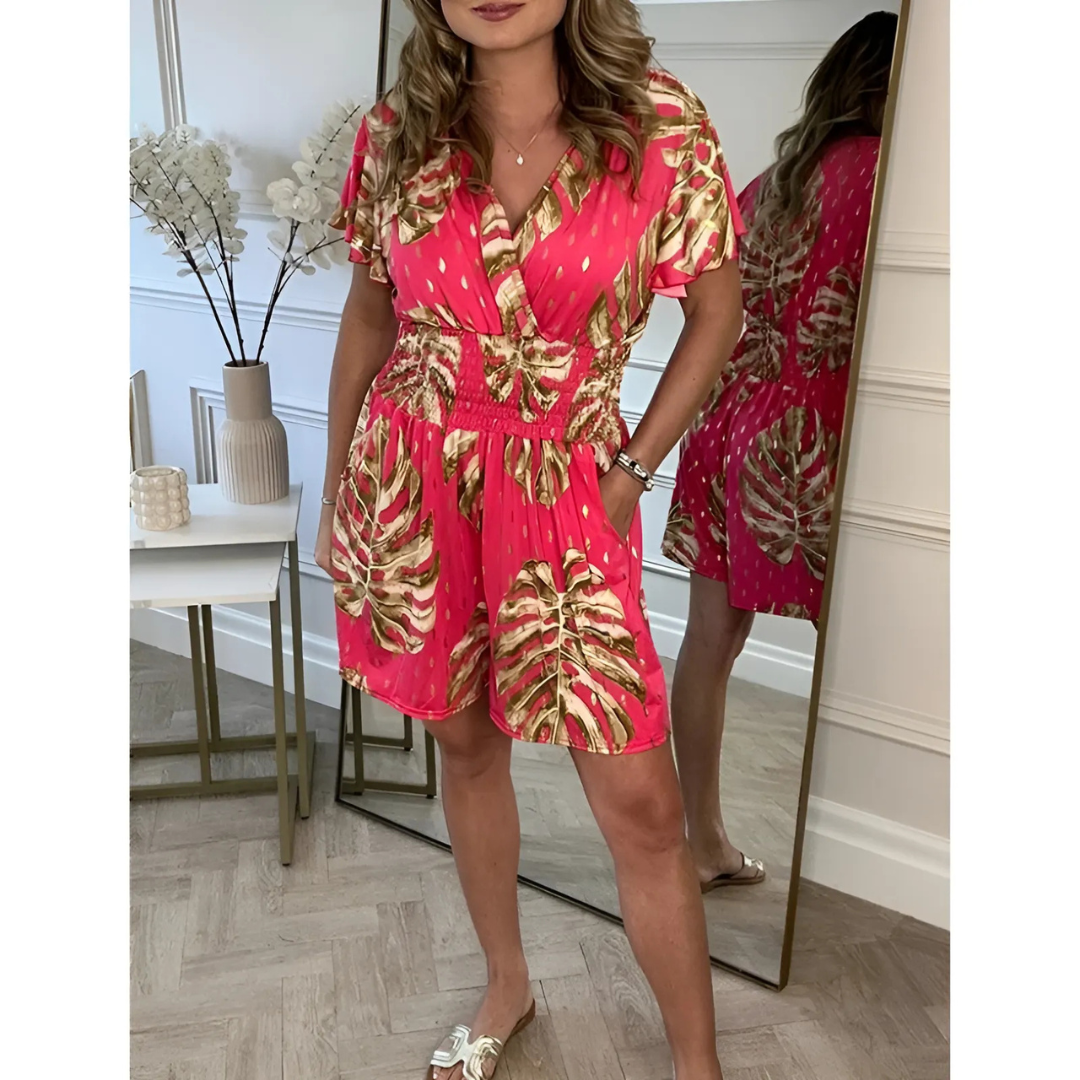 Icone™ ComfyJumpsuit: De Hele Dag Comfort Relaxte Pasvorm Casual Korte Jumpsuit
