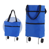 Icone™ GroceryBag 1+1 GRATIS: Grote Capaciteit Boodschappentas Met Opvouwbare Wielen