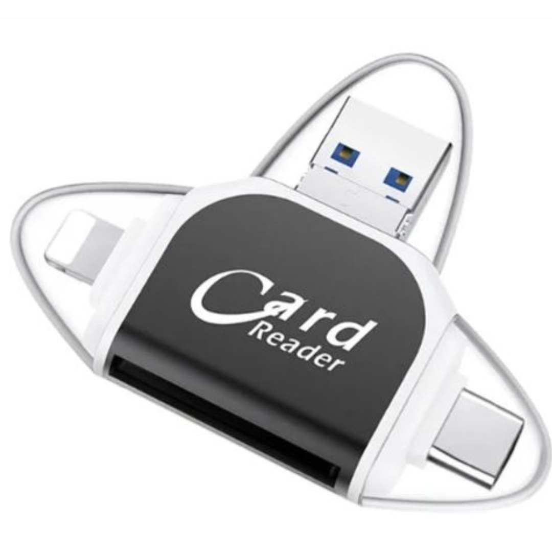 CardReader - Multi-Poort 4 in 1 Universele SD TF Kaartlezer