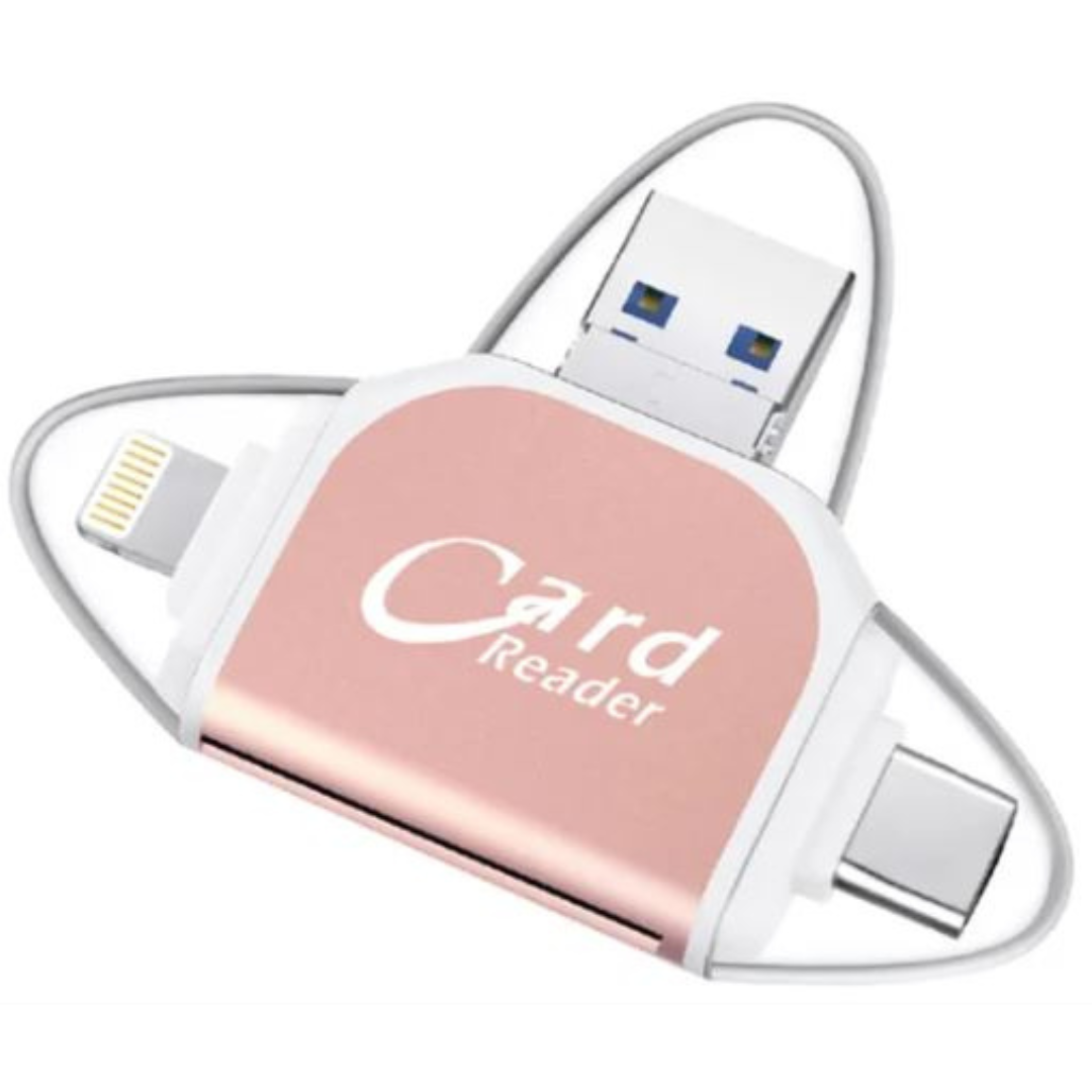 CardReader - Multi-Poort 4 in 1 Universele SD TF Kaartlezer