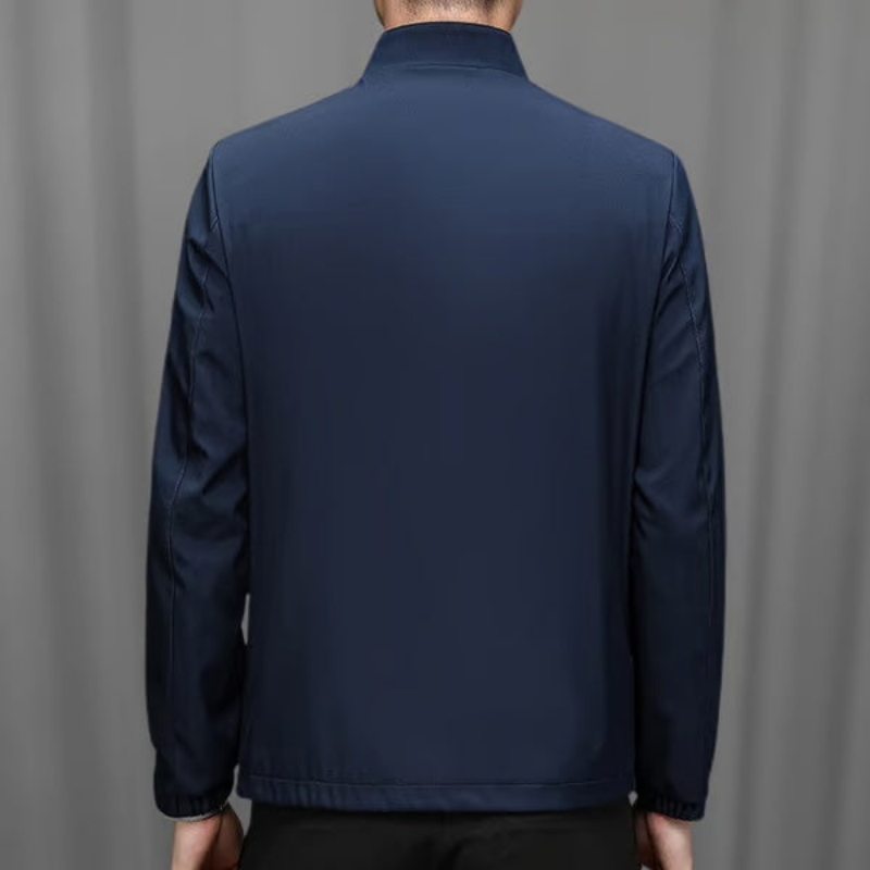 Icone™ CasualJacket: Staande Kraag Casual Rits Jas Voor Heren
