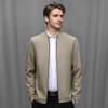 Icone™ CasualJacket: Staande Kraag Casual Rits Jas Voor Heren