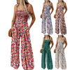 Icone™ PrintedJumpsuit: Volledige Lengte Comfortabel Casual Los Bedrukte Jumpsuit