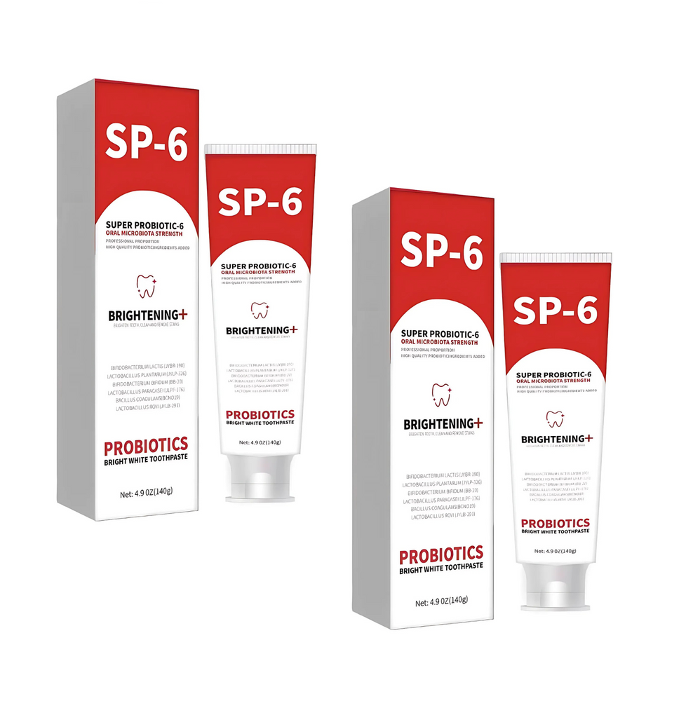 ProbioticToothpaste 1+1 GRATIS: Teder Whitening Versterkende Probiotica Tandpasta