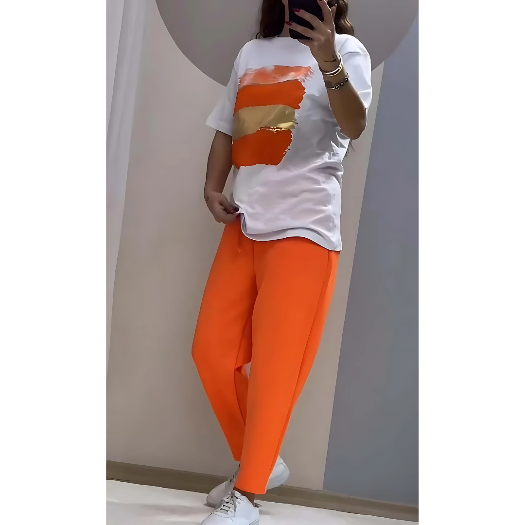 Icone™ ComfySet: Casual, Stijlvolle En Comfortabele Shirt En Broek Set