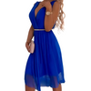 Icone™ ElegantDress: V-Hals Dames Elegante Jurk Met Riem