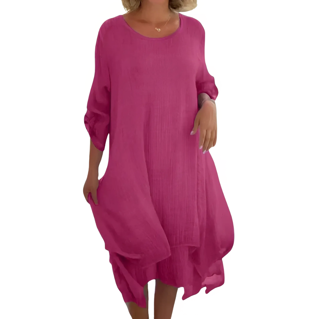 Icone™ LooseDress: Eenvoudige Ademende Losse Pasvorm Jurk
