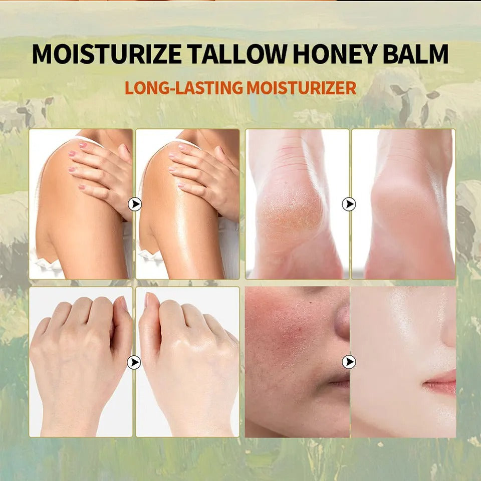 MoisturizingBalm -  Opgeklopt Talghoning Gezichts- en Lichaamsbalsem