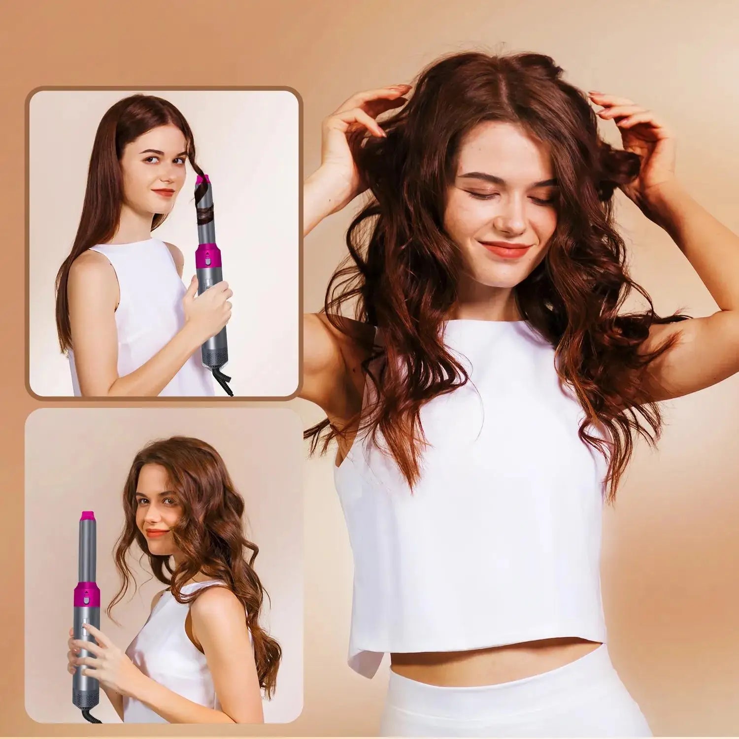 Rose® HairStyler -5 in 1 Professionele Haarstyler Borstelset