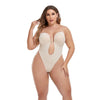 Icone™ SeamlessBodysuit: Laag Snit Naadloos Bodypak Shapewear