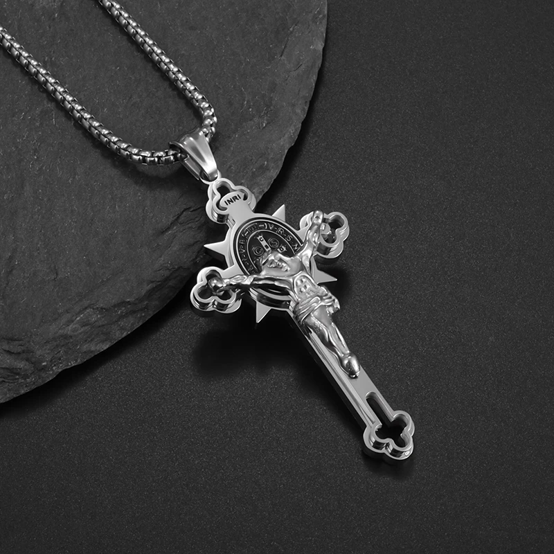 Jewelance™ CrossProtection 1+1 GRATIS: Spiritueel Beschermingskruis Hanger Ketting Met Geschenkdoos