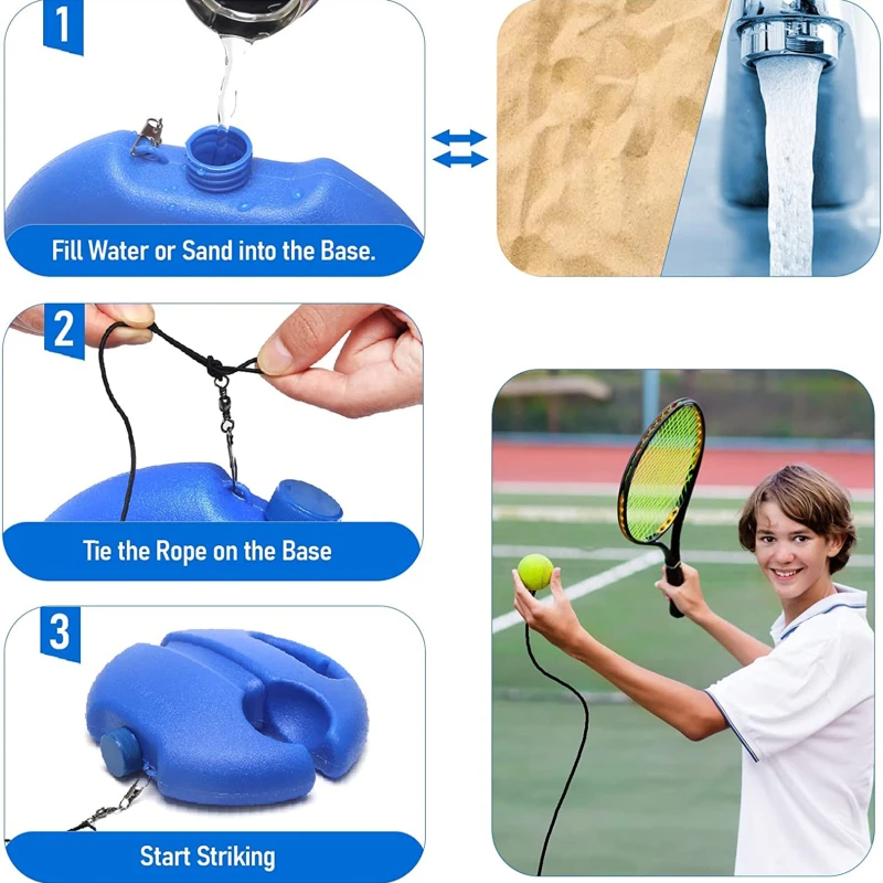 Kletshuts™ TennisTraining 1+1 GRATIS: Kinderen En Volwassenen Tennis Bal Trainingsset