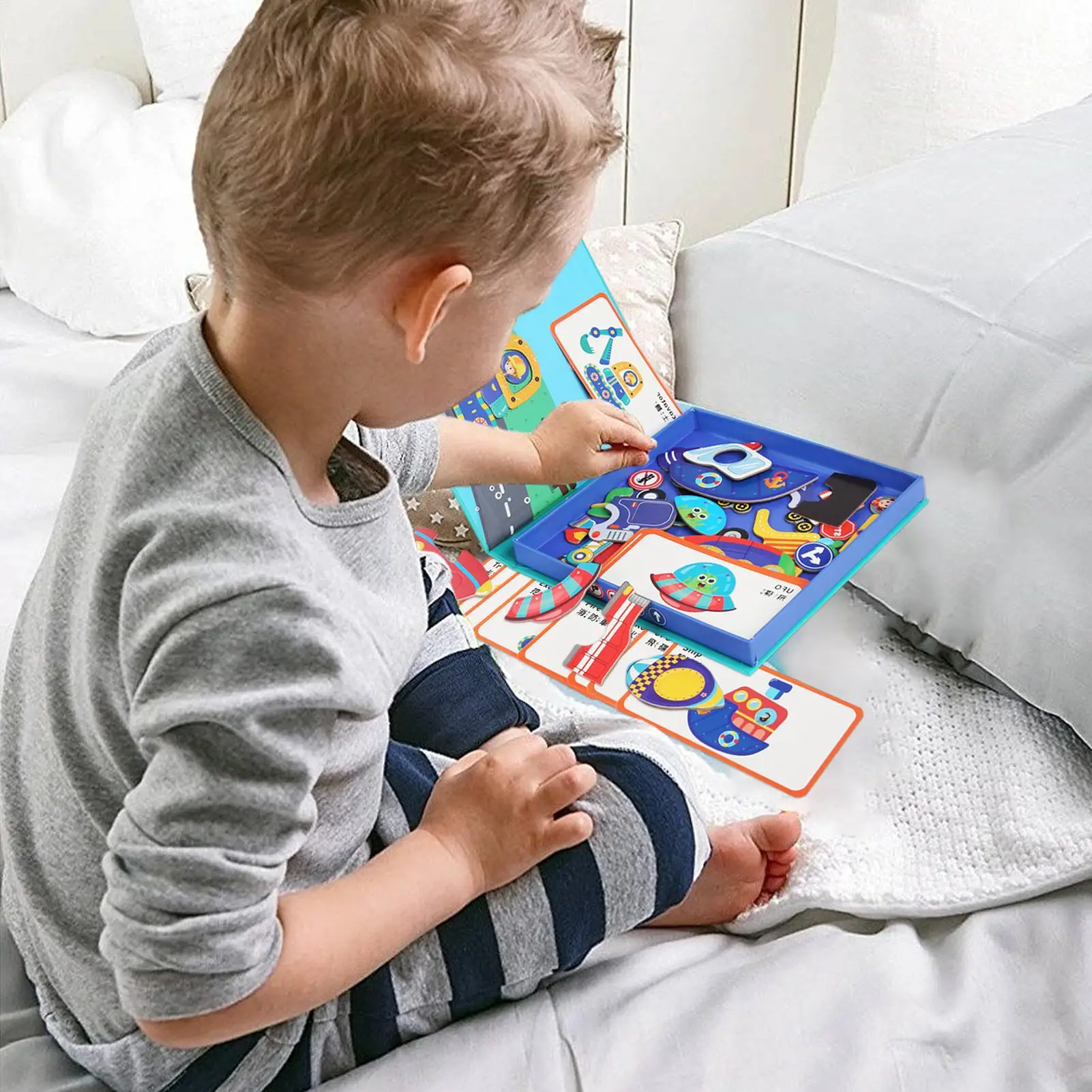 Kletshuts™ CharacterPuzzle: Interactief Verandering Karakter Puzzel Spel Set Speelgoed