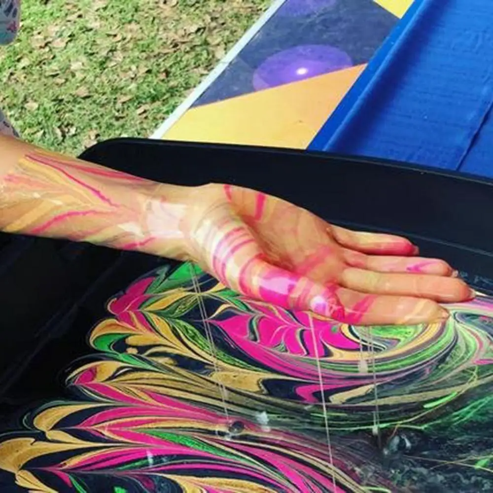 Kletshuts™ KidArt: Waterverf Marmer Kind Kunst Creatief Spelen Set