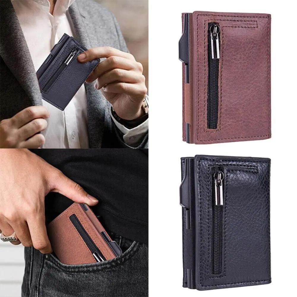 Icone™ CardHolder: Automatisch Dun  Pop-up Kaart Houder En Portemonnee