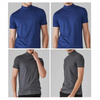 Icone™ FitShirt 1+1 GRATIS: Heren Slanke Pasvorm Hoge Nek Ongedwongen Overhemd