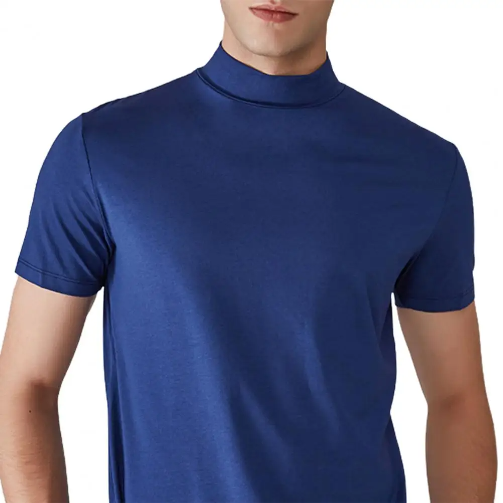 Icone™ FitShirt 1+1 GRATIS: Heren Slanke Pasvorm Hoge Nek Ongedwongen Overhemd