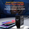 DualCharger: Snel Opladen Dubbel Intrekbare Kabel Reislader