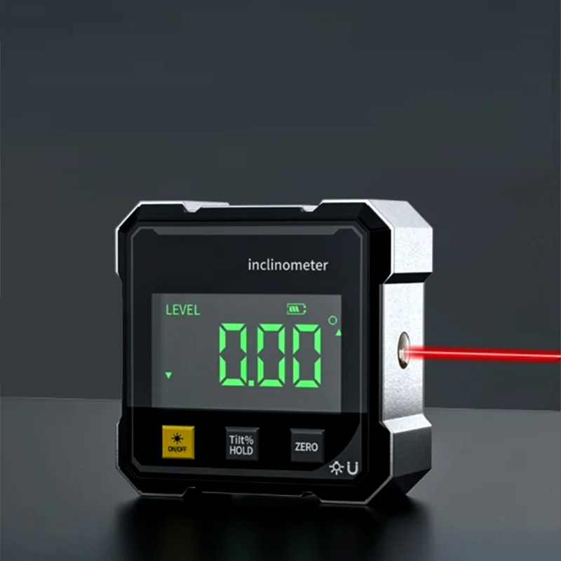 Globetrek° DigitalInclinometer: Digitaal Magnetisch Zijden Laser-Hellingsmeter