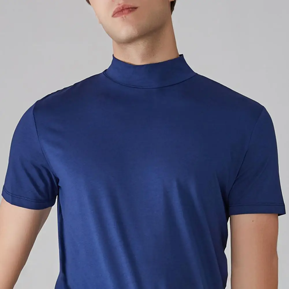Icone™ FitShirt 1+1 GRATIS: Heren Slanke Pasvorm Hoge Nek Ongedwongen Overhemd
