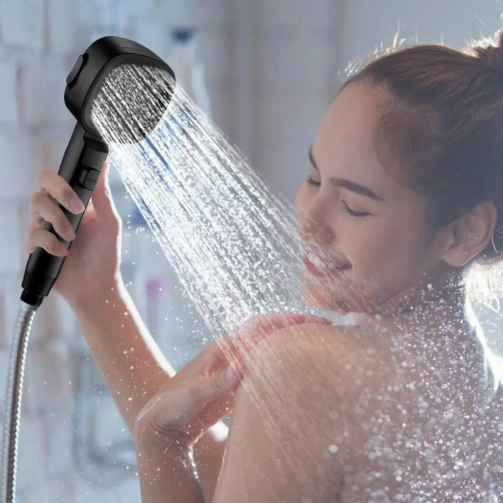 Borhe® HandyShower: 4 Modi Pauzeerbaar Douche Hoofd