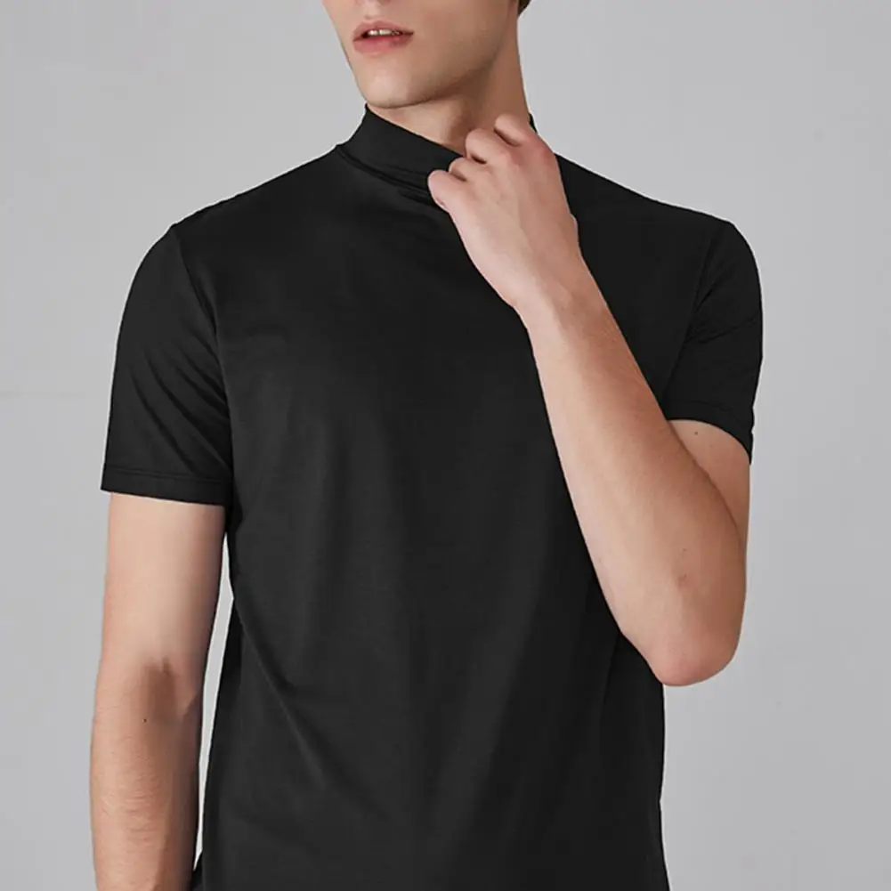Icone™ FitShirt 1+1 GRATIS: Heren Slanke Pasvorm Hoge Nek Ongedwongen Overhemd