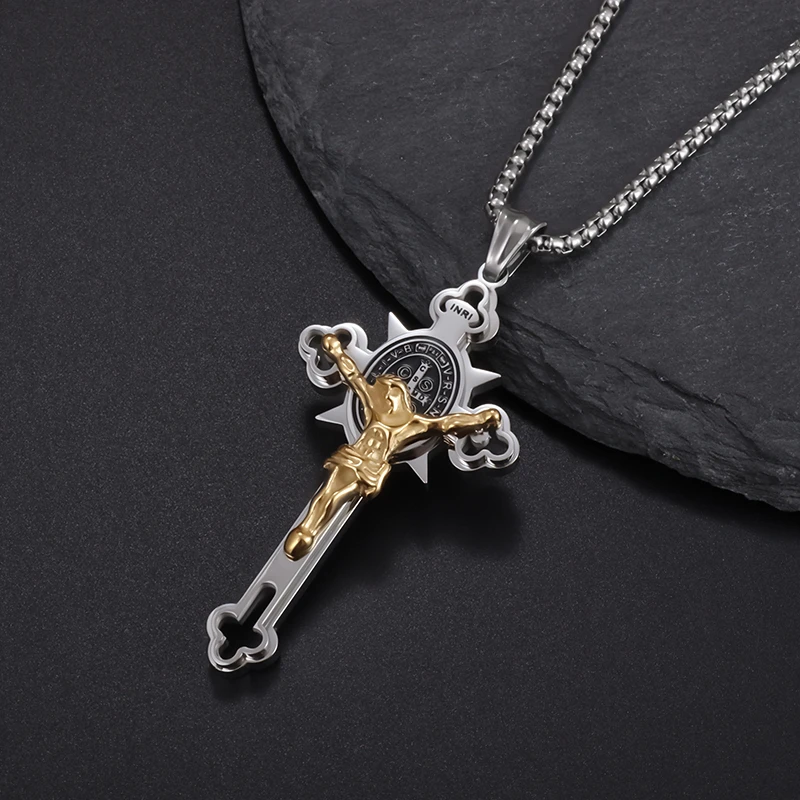 Jewelance™ CrossProtection 1+1 GRATIS: Spiritueel Beschermingskruis Hanger Ketting Met Geschenkdoos