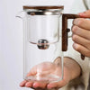 Globetrek° GlassTeapot: Automatisch Water Scheiding Glazen Theepot