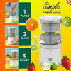 Globetrek° FruitJuicer: Draagbaar Elektrische Fruit Sapcentrifuge