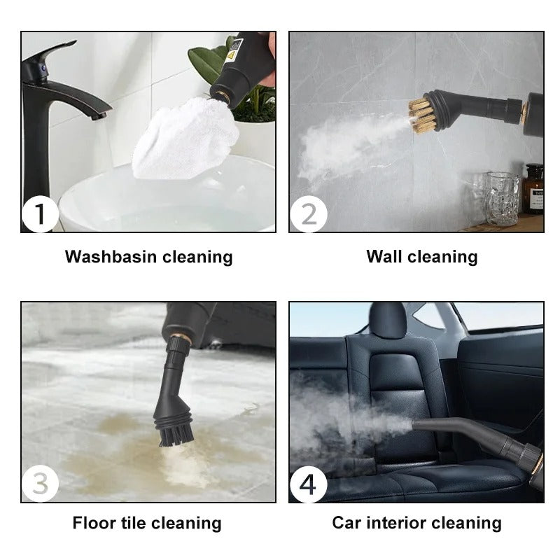 Globetrek° SteamCleaner: Alles-In-Eén Thuis En De Auto Krachtige Stoomreiniger