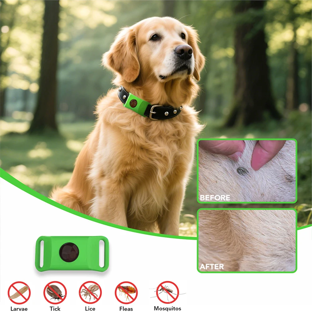 DogCatFri™ Anti-FleaPendant 1+1 GRATIS: Anti-Teken Anti-Vlooien Hanger Bescherming