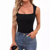 Icone™ TankTop 1+1 GRATIS: Dames Tanktop Met Vierkante Hals En Zonder Mouwen