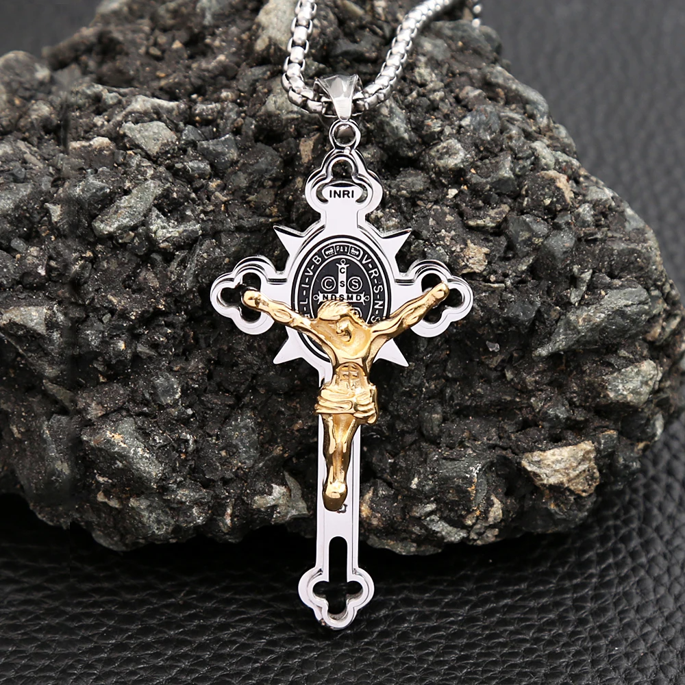 Jewelance™ CrossProtection 1+1 GRATIS: Spiritueel Beschermingskruis Hanger Ketting Met Geschenkdoos