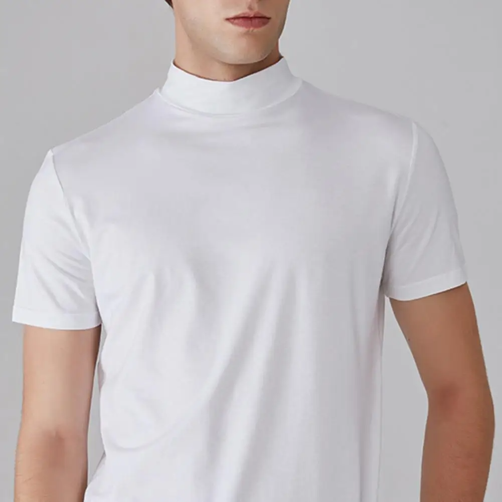 Icone™ FitShirt 1+1 GRATIS: Heren Slanke Pasvorm Hoge Nek Ongedwongen Overhemd