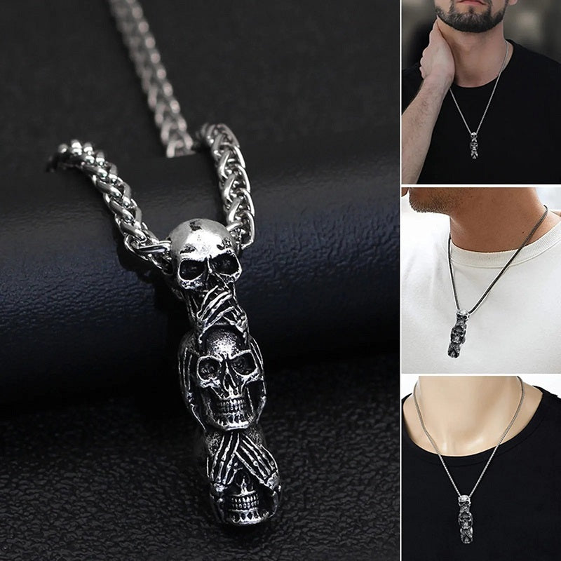 Jewelance™ SkullNecklace: Schedel Halsketting Voor Heren En Vrouwen