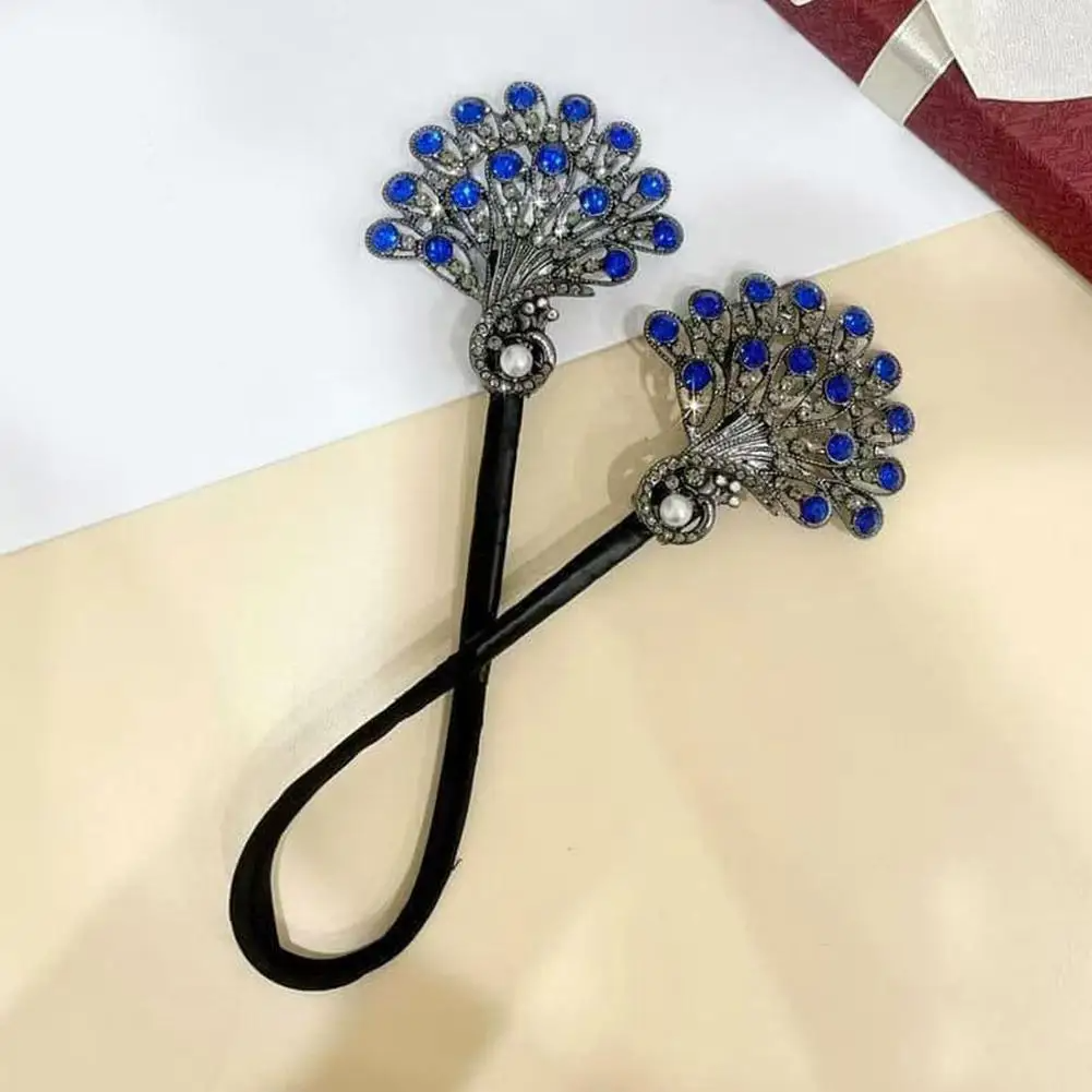 Rose® HairTie 1+1 GRATIS: Stijlvolle Haartie Elegante Vintage Kristallen Paardenstaart Draai-Houder