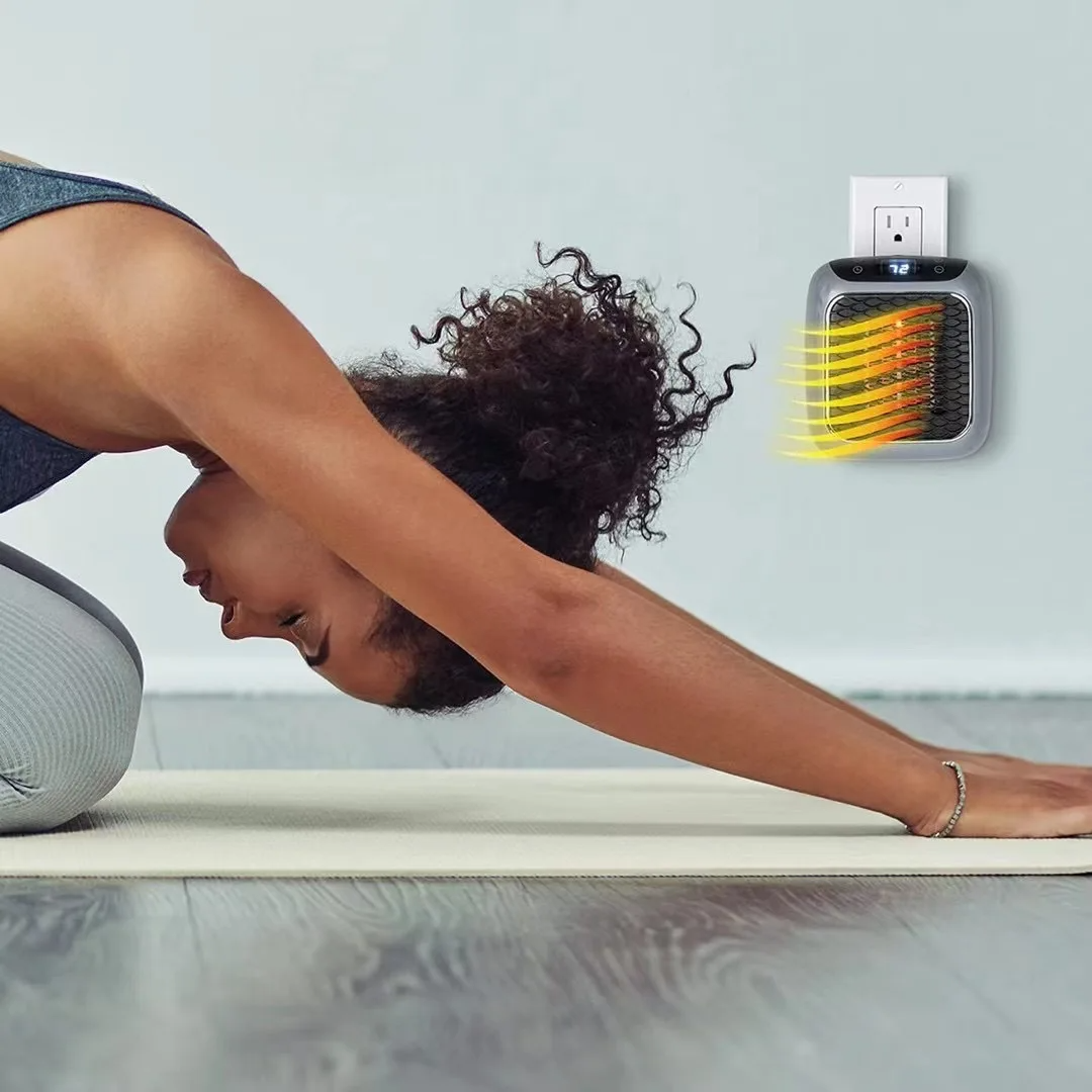 Globetrek° PortableHeater: Draagbaar Energie Efficiënt Plug-in Wand Gemonteerd Verwarming