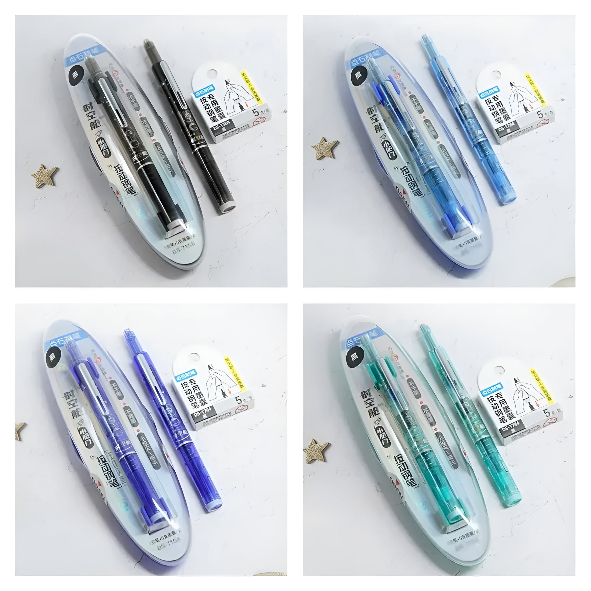 FountainPen - Intrekbare En Navulbare Vulpen Met Inktpatronen