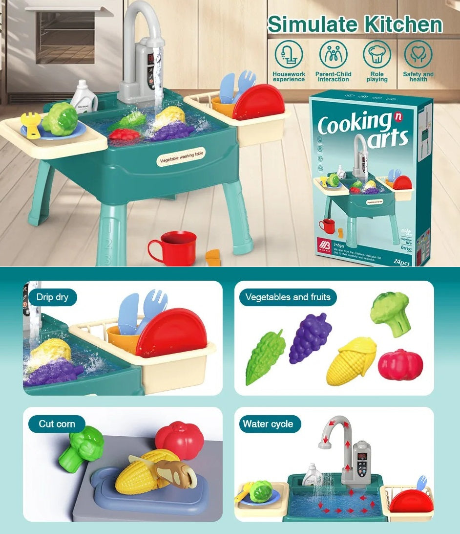 Kletshuts™ KitchenToy: Interactief Kinderen Keuken Spelen Speelgoed Set
