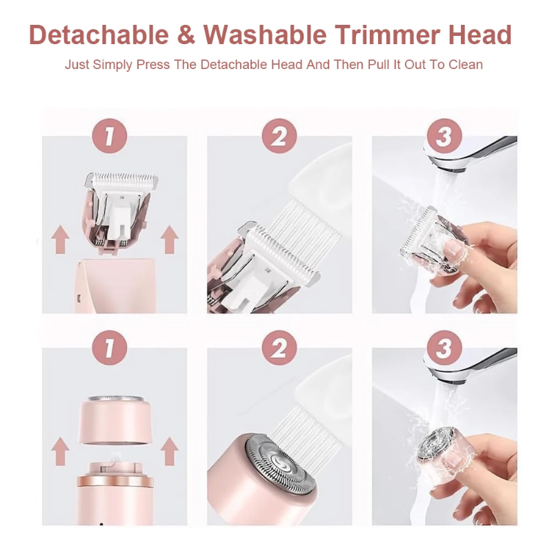 ProTrimmer - Vrouwen Dubbel Hoofd Precisie Trimmer