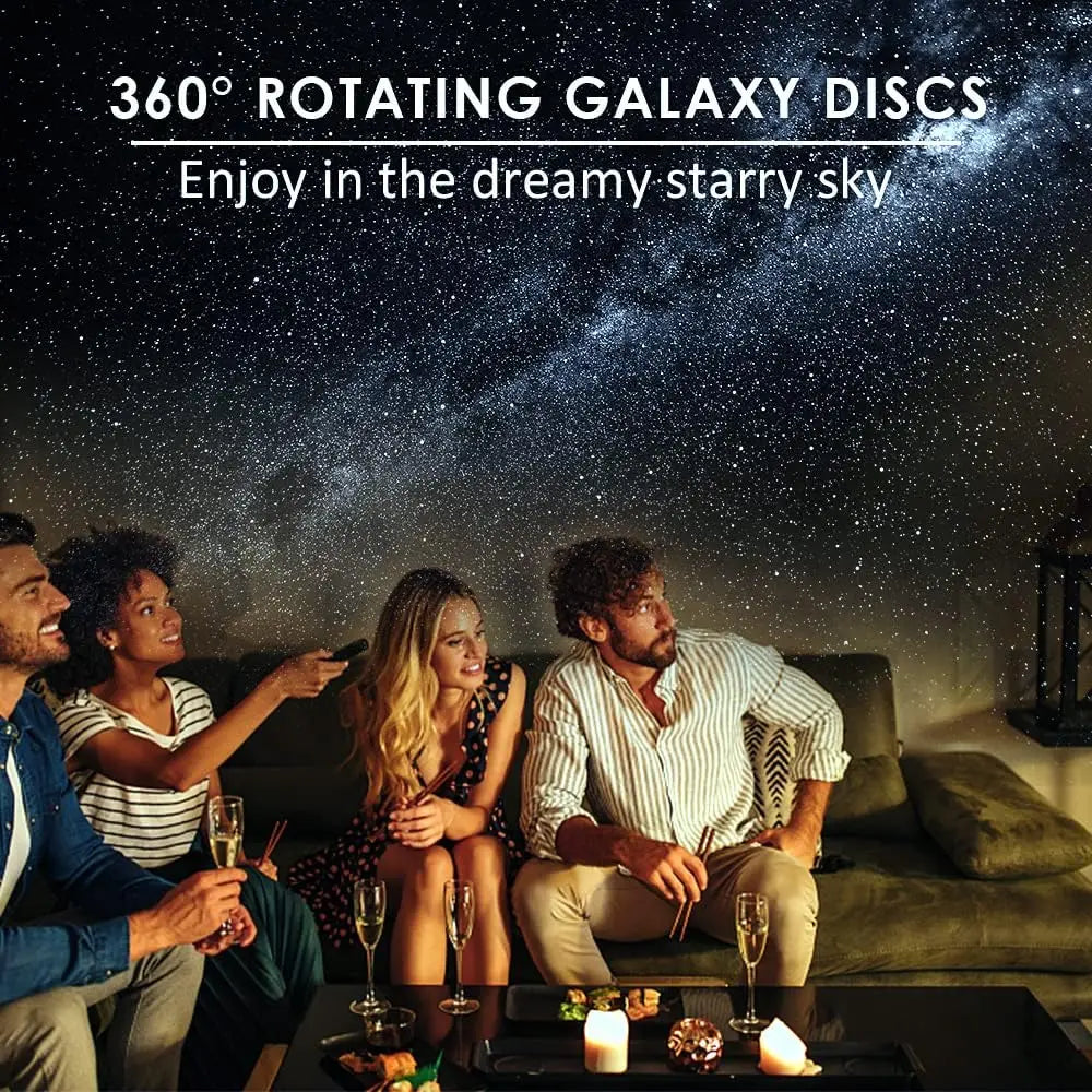 GalaxyProjector - 360° Roterende Galaxy Nacht Licht