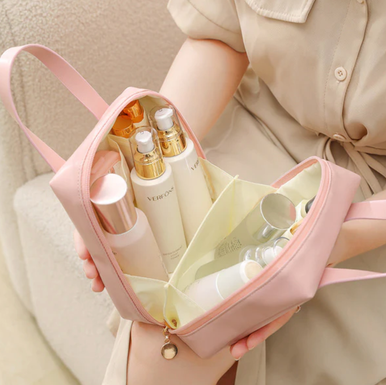 Icone™ MakeupBag: Multifunctioneel Uitbreidbaar Make-up Tas