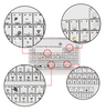 Ledsen™ PeriodicTable:  Glas Periodiek Tabel Elementen Met Licht