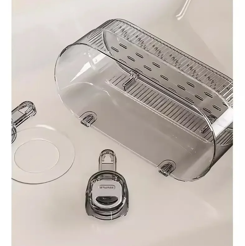 GlideHold® OrganizerRack: Organisator Opslag Rek Met Waterafvoerputje Gat