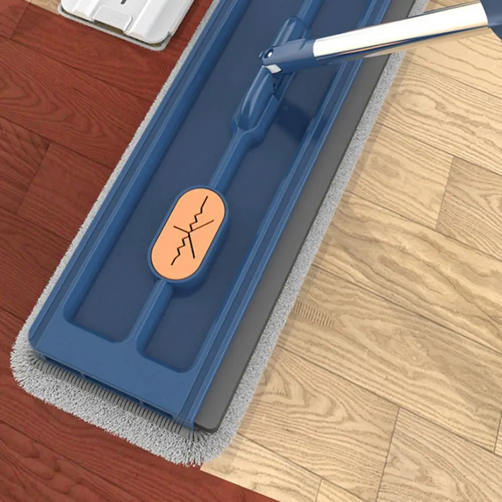 Cleaner Pro° RotatingMop: Sterk  Handvat  Eenvoudig Reinigen 360° Draaibare Vlakke Dweil