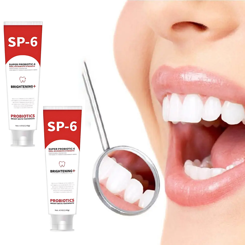 ProbioticToothpaste 1+1 GRATIS: Teder Whitening Versterkende Probiotica Tandpasta