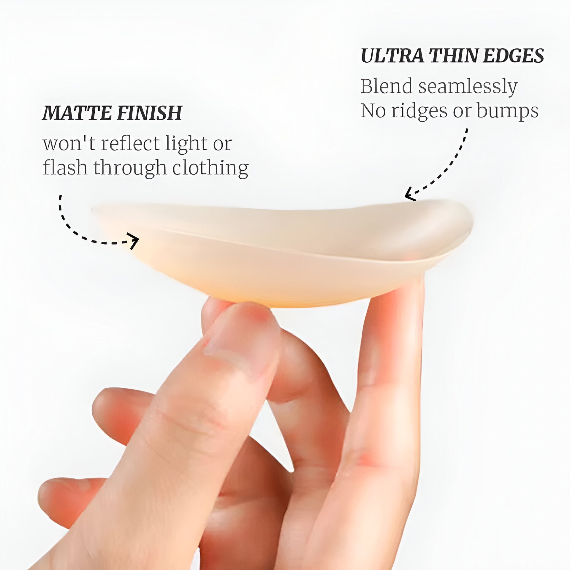 Icone™ NippleCover 1+1 GRATIS: Dunne Matte Siliconen Klevende Tepelcovers