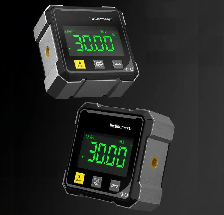 Globetrek° DigitalInclinometer: Digitaal Magnetisch Zijden Laser-Hellingsmeter