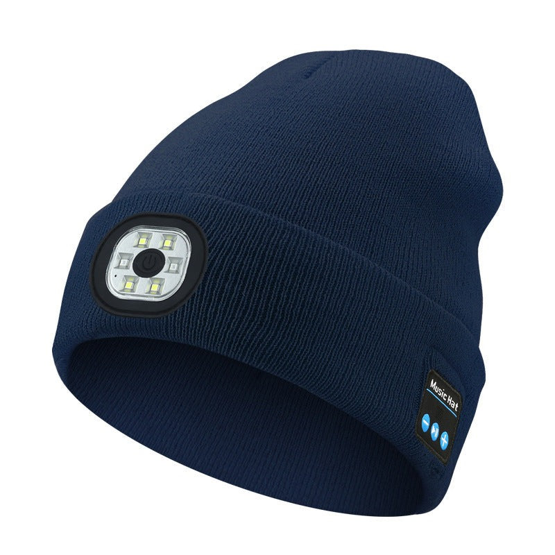 Icone™ MultiBeanie: Multifunctioneel LED- Licht En Bluetooth Warme Muts