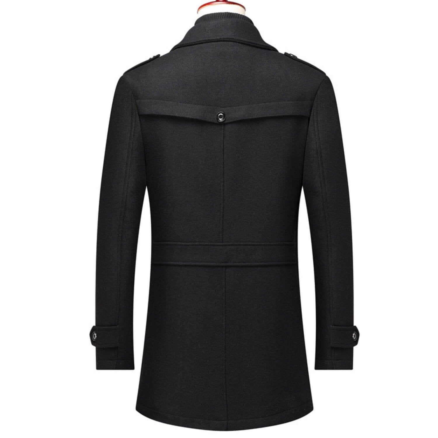 Icone™ WinterCoat: Luxe Dubbele Kraag Stijlvol Winter Trenchcoat